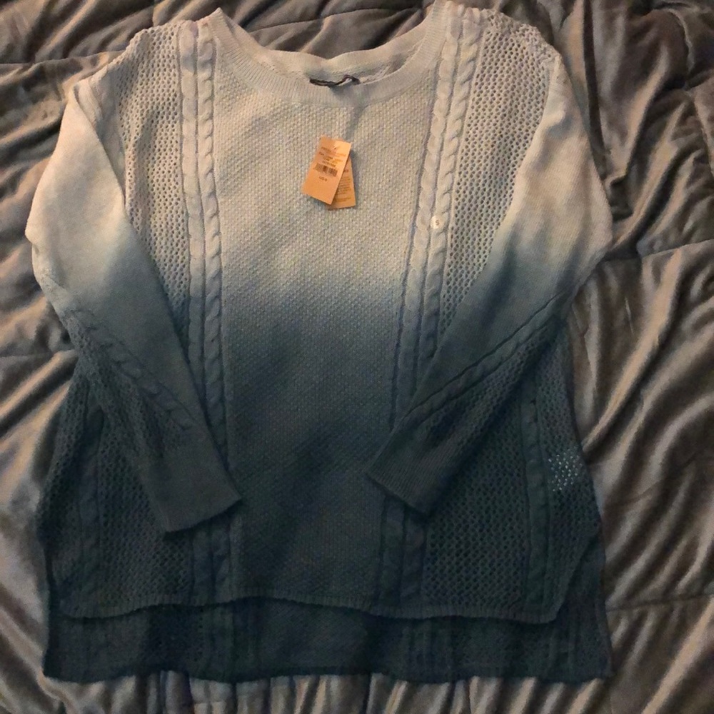 Ombré blue sweater